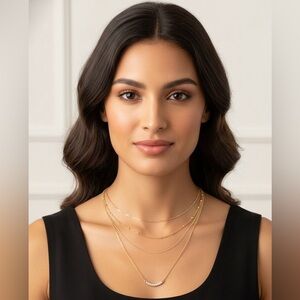 Chic Gold and Silver Layered Necklace